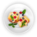 Mini Hazelnut Chocolate Cannoli 