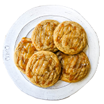 Biscoff & White Chocolate Cookie Dough Pie 