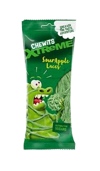 Chewits Extreme Sour Apple Laces 