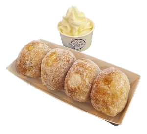 Custard Filled Doughnuts 