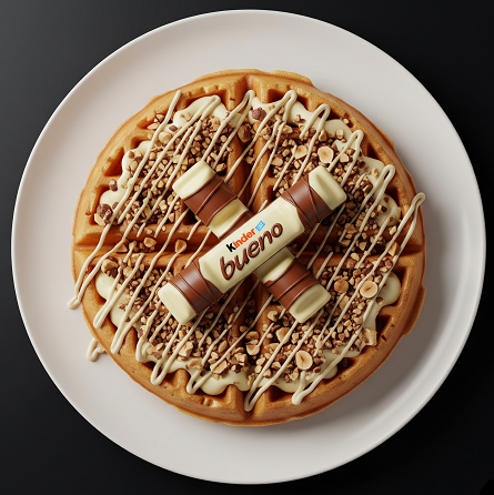 White Bueno Waffle 