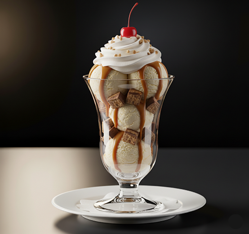 Milky Buttons Sundae 