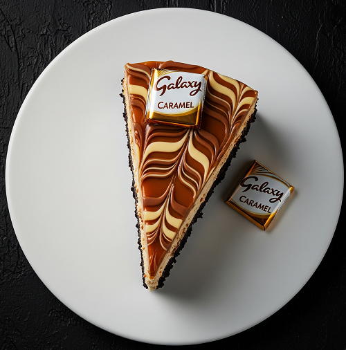 Galaxy Caramel Cheesecake 