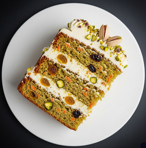 Pistachio Carrot Cake 